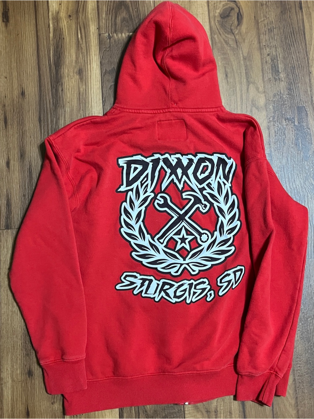 DIXXON FLANNEL Sturgis SD Hoodie Men’s Medium Crest Graphic Zip Up Biker